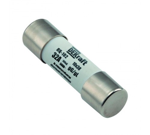 Предохранитель цилиндрический 20A 10x38 ПЦ-102  21367DEK  DEKraft