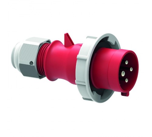Вилка кабельная 32A 4p 3h 380+440V IP67 (реф) I 210824-Bals I Bals