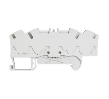 Пружинная клемма Viking 3 - однополюсная - 4 проводника - шаг 5 мм - серый  037246  Legrand