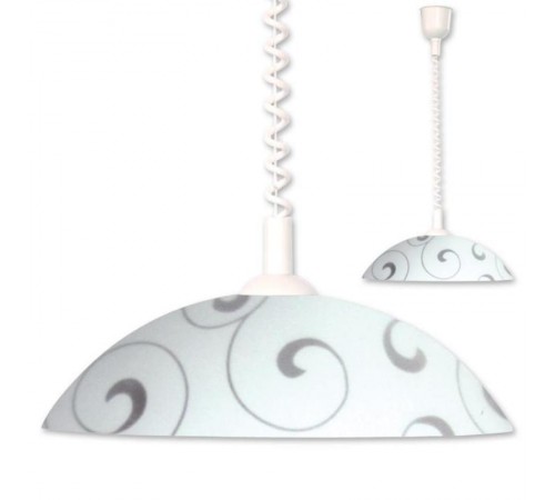 Светильник "Морокко" 360 НСБ 72-60 М52 матовый белый/лифт белый  1005251455  Элетех