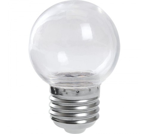 Лампа светодиодная LB-37 (1W) 230V E27 2700K для белт лайта G45 прозрачный  38119  Feron