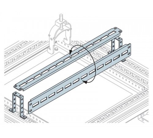 Рейка кабельная L=600 мм  EV0070  ABB