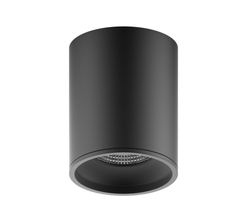 Светильник светодиодный декоративный бытовой HD007 12W (черный) 4100K 79x100мм  HD007  Gauss