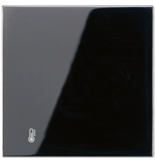 KNX-регулятор с шинным сопряжением без ручки для установки температуры; чёрный  LS2178ORTSSW  Jung