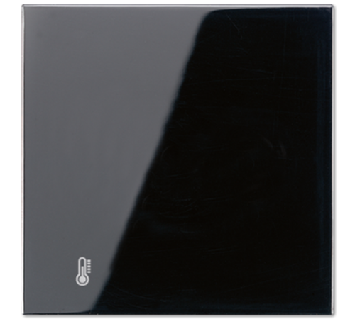 KNX-регулятор с шинным сопряжением без ручки для установки температуры; чёрный  LS2178ORTSSW  Jung