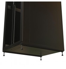 WR-TT-4781-DD-RAL9004 Шкаф напольный 19-дюйм., 47U, 2277x800х1000 мм, передняя и задняя распашные перфор. двери, (RAL 9004)  520233  WRLine