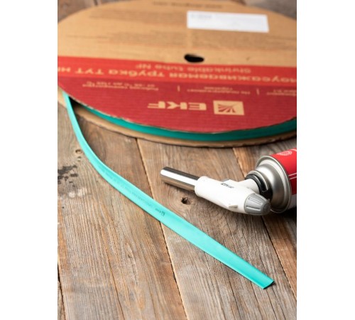 Термоусаживаемая трубка ТУТ нг 8/4 зелёная EKF PROxima  tut-8-j  EKF