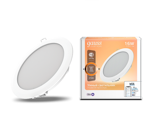 Светильник светодиодный Smart Home DIM 16 Вт 1/30  2020122  Gauss