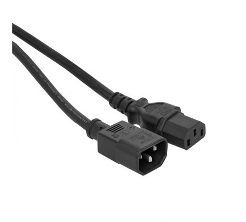 Кабель питания TERACOM для PDU IEC 60320 C13 - IEC 60320 C14 сечение 3x1,5мм2 250В 10A 3 м  TRC-PCA-C13-C14-3M  EKF