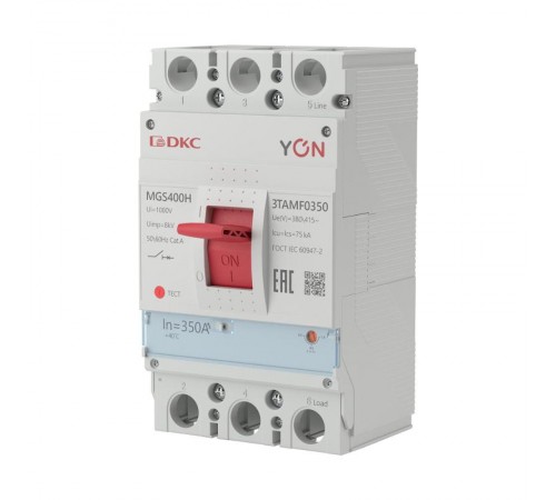 Авт. выкл. YON MGS400 3P 280-350A 75kA  MGS400H-3TAMF0350  DKC