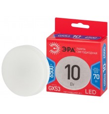 Лампа светодиодная RED LINE LED GX-10W-865-GX53 R GX53 10Вт таблетка холодный дневной свет  Б0045328  ЭРА
