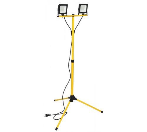 Прожектор светодиодный СДО 06-2х30Ш штатив 6500К IP65 черный  LPDO606-2X030-65-K02  IEK