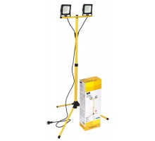 Прожектор светодиодный СДО 06-2х30Ш штатив 6500К IP65 черный  LPDO606-2X030-65-K02  IEK