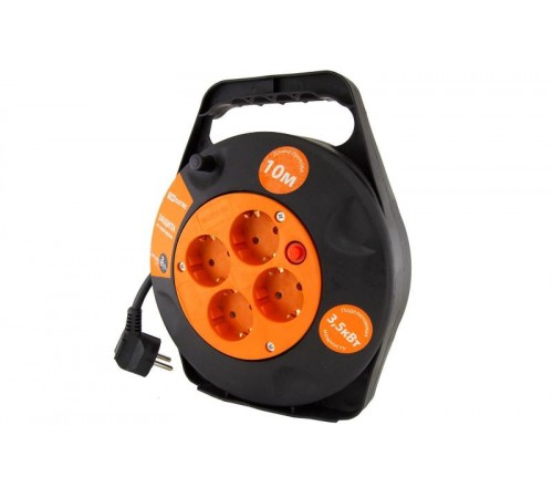 Удлинитель силовой в корпусе УКз16-004  (4 места/10м ПВС 3х1,5)  SQ1301-0552  TDM