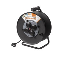 Удлинитель силовой УХз16-004 (метал. катушка, А3, 4 места IP44/30 м КГ 3500 Вт) Народный  SQ1307-0160  TDM