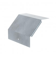 Крышка угла вертикального внешнего 90 градусов Профи INOX (AISI 316) 200х100 (1,0 мм)  PR16.16750  Промрукав