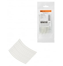 Набор трубок термоусаживаемых, клеевых ТТк(3:1) "Моноцвет, прозрачный 1,5/0,6 "  SQ0548-3101  TDM