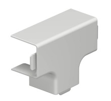 Крышка Т-образной секции кабельного канала WDK 25x25 мм (ПВХ,светло-серый) (WDK HT25025LGR)  6182852  OBO Bettermann