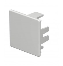 Торцевая заглушка кабельного канала WDK 40x40 мм (ПВХ,светло-серый) (WDK HE40040LGR)  6183727  OBO Bettermann