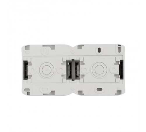 Quteo Серый Розетка 2-я с заземлением со шторками IP44  782353  Legrand