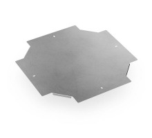 Крышка ответвителя Х-образного Профи INOX (AISI 304) 200 (1,0 мм)  PR16.16981  Промрукав