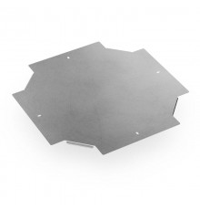 Крышка ответвителя Х-образного Профи INOX (AISI 304) 200 (1,0 мм)  PR16.16981  Промрукав