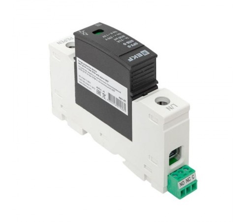 Ограничитель импульсных напряжений серии ОПВ-D/1P In 5кА 230В (с сигнализацией) EKF PROxima  opv-d1  EKF