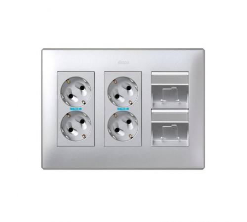 Simon Connect Вкладыш в угловые адаптеры для установки RJ45 коннекторов  MD67  Simon