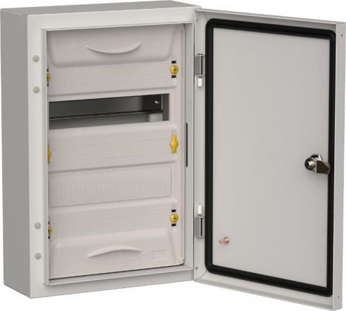 TITAN 5 Корпус металлический ЩРн-24 (1х24) 460х310х140 IP54 серый   TI5-50-N-024-54-7035  IEK