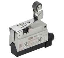 Микровыключатель концевой МП-7144 укор. рычаг с рег. рол. IP40  KKV12-7144-1-64  IEK