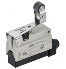 Микровыключатель концевой МП-7144 укор. рычаг с рег. рол. IP40  KKV12-7144-1-64  IEK