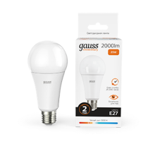 Лампа светодиодная LED 25Вт E27 220В 2700К А67 Elementary  73215  Gauss
