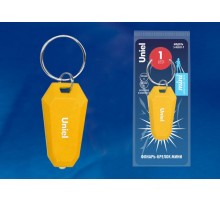 Фонарь-брелок Стандарт S-KL021-T YELLOW   1LED. 2*CR1220 н/к. Пластик. Желтый  UL-00004096  Uniel