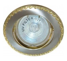 Светильник точечный встраиваемый под лампу 125Т-MR16 50W G5.3 титан-золото/ Titan-Gold  17780  FERON