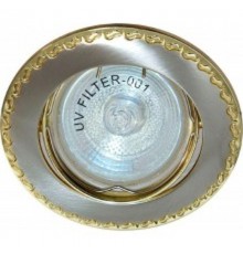 Светильник точечный встраиваемый под лампу 125Т-MR16 50W G5.3 титан-золото/ Titan-Gold  17780  FERON