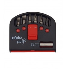 Набор бит SL/PZ/PH Industrial с держателем бит в кейсе Swift, 7 шт  02060116  Felo