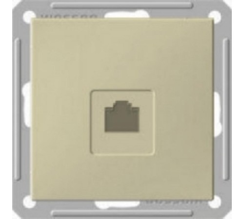 W59 Шампань Розетка компьютерная 1-ая RJ45 кат.5e  RSI-152K5E-4-86  SE