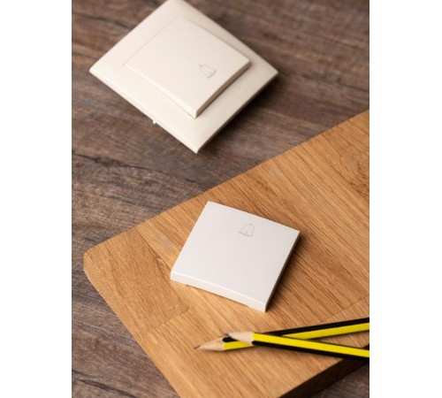 Валенсия лицевая панель кнопки звонка 10А жемчуг EKF PROxima   ESV10-L-026-50   EKF