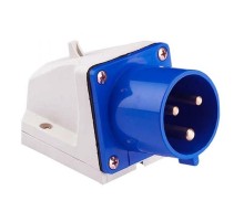 Вилка стационарная 513 2Р+РЕ 16А 220В IP44 EKF PROxima  ps-513-16-220  EKF