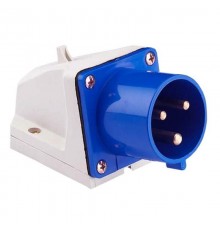 Вилка стационарная 513 2Р+РЕ 16А 220В IP44 EKF PROxima  ps-513-16-220  EKF