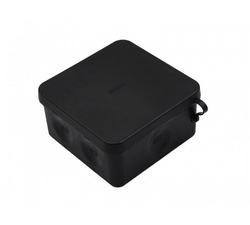 КРП 2404-08-И, Коробка разветвительная противопожарная (огнестойкая), черный 100х100х50  КРП 2404-08-И  HEGEL