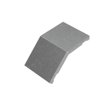 Крышка внеш. верт. угла 45 гр. 100 мм "ПЛЮС" INOX304  KVLplus45-100 INOX304  КМ - профиль