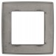 Рамка для розеток и выключателей ЭРА Серия 12 12-5001-16 на 1 пост, титан   Б0065735  ЭРА