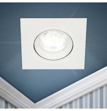 Светильник встраиваемый точечный KL92-1 WH MR16/GU5.3 белый, пластиковый  Б0054374  ЭРА