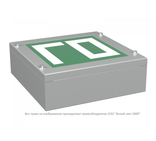 Световой указатель аварийного освещения BS-RADIANT-10-S1  a16353  Белый свет