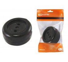 Розетка 2П 16А макс. 250B о/у "Ретро" (карболит)  SQ1806-0102  TDM