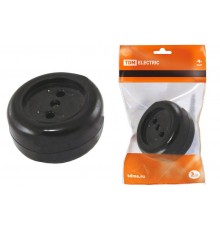 Розетка 2П 16А макс. 250B о/у "Ретро" (карболит)  SQ1806-0102  TDM