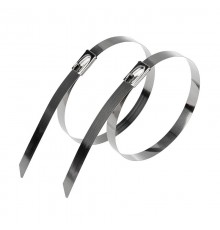 Хомут-стяжка стальная 300x7,9 мм, упаковка 10 шт.  07-0310-10  REXANT