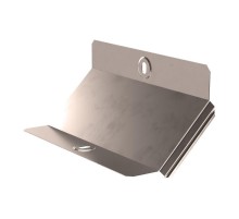 Крышка угла вертикально внутреннего 45 градусов Стандарт INOX (AISI 409) 200  PR16.3338  Промрукав