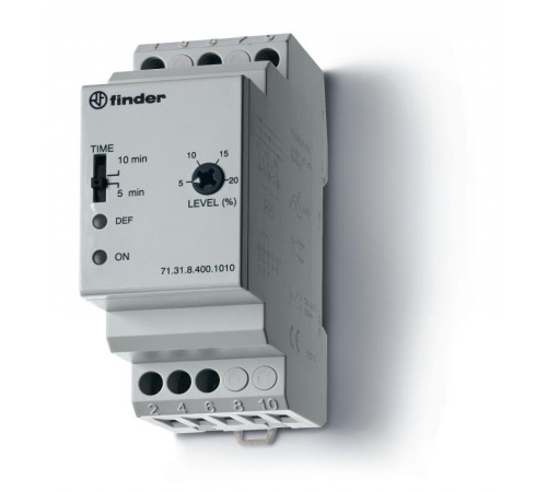 Контрольное реле для 3-фазных сетей; пониженное/повышенное напряжение; настраиваемые симметричные диапазоны  713184001010PAS  Finder